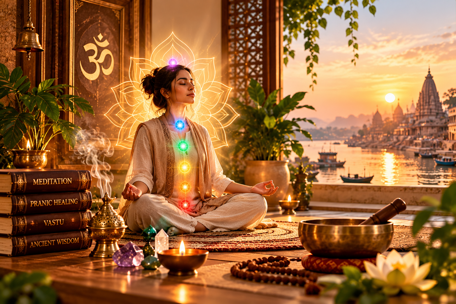 Meditation service visual